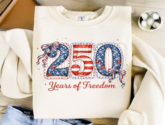 250 Years of Freedom: 4th of July Sublimation Design