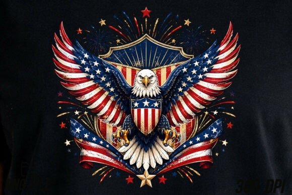 Celebrating 250 Years of America: A High-Resolution Eagle Patriotic PNG for Your Creative Projects