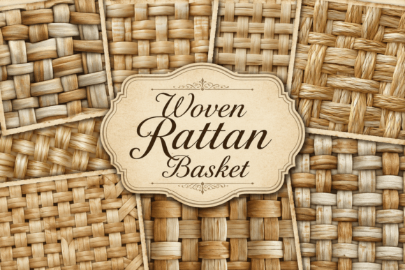 Choosing the Right Woven Rattan Basket Digital Paper for Rustic and Cottagecore Projects