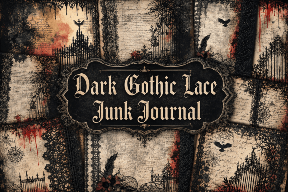 Dark Gothic Lace Junk Journal: A Creative Guide