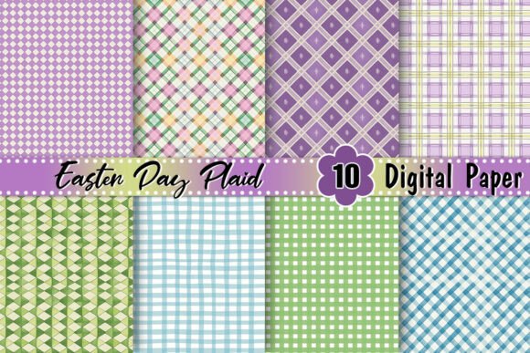 Elevating Seasonal Design: The Strategic Value of Easter Day Plaid Digital Paper