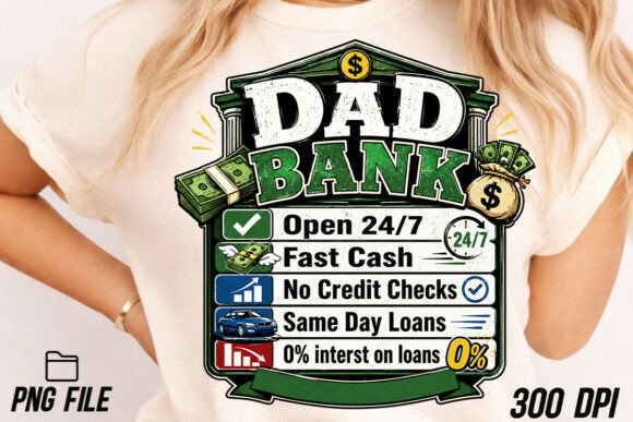 Elevating the Print-on-Demand Economy with High-Resolution Dad Bank PNG Assets
