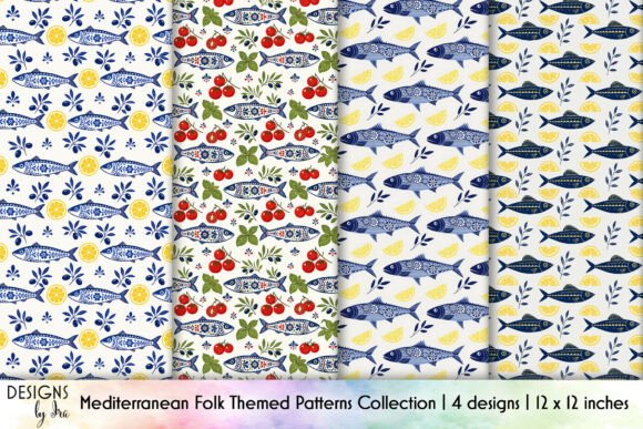 Evaluating the Mediterranean Sardine Folk Patterns Set for Creative Projects
