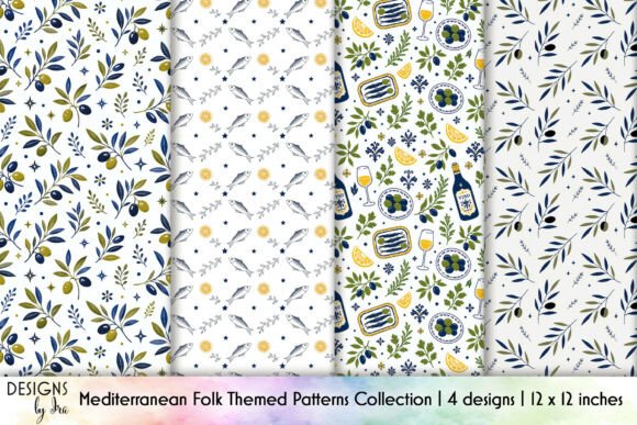 Evaluating the Olive Grove Mediterranean Patterns Pack for Creative Projects