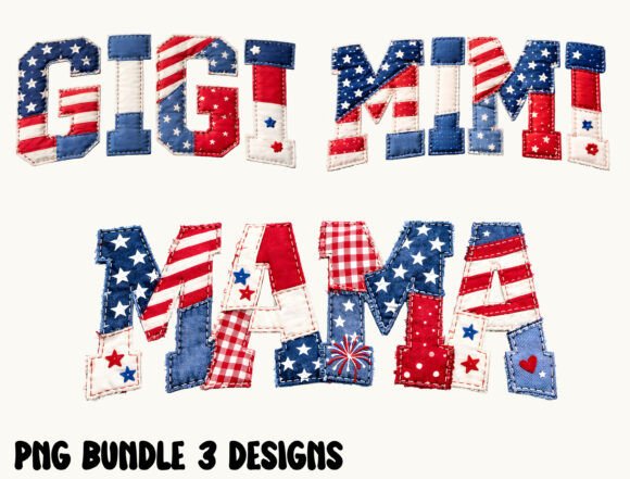 Evaluating the Patriotic MAMA GIGI MIMI PNG Bundle for Family Projects