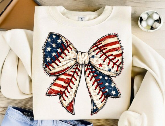 Evaluating the USA Flag Baseball Bow Sublimation Design for Patriotic Sports Merchandise