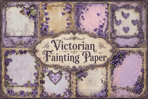 Rediscovering the Drama of Victorian Fainting Paper for Modern Digital Crafters