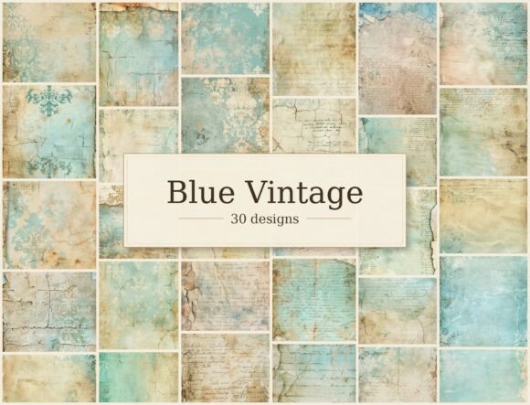 Shabby Chic Printable Scrapbook Paper for Vintage Crafts