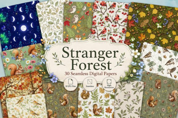 Strategic Design Decisions with the Seamless Stranger Forest Digital Bundle