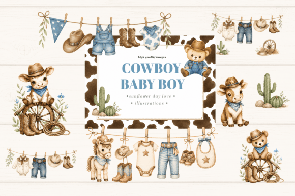 Unlocking Creative Potential: The Ultimate Guide to Little Cowboy Clothesline Clipart for Modern Projects