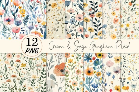 Unlocking the Potential of the Cream Sage Gingham Plaid Bundle for Professional Designs