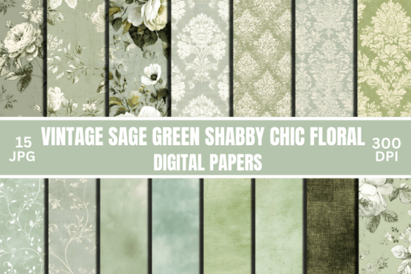 Unlocking the Serenity of Sage Green Junk Journal Floral Patterns for Modern Creatives